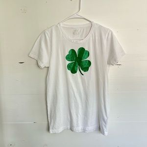 J. Crew shamrock tee